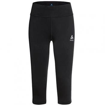 Mallas Essential Odlo para mujer - Negro, 3/4, diseño cómodo y transpirable