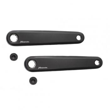 Juego de bielas Miranda Delta para bicicleta eléctrica Bosch 170 mm negro