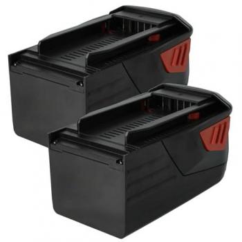 Batería recargable 2x Li-Ion 3000 mAh (36V) reemplazo para Hilti B36, B36V, 418009, 2203932 - Vhbw
