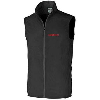 Trangoworld Fago Chaleco, Hombre, Negro/Rojo, L