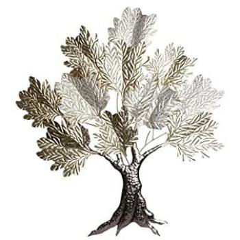 Decoración de Pared DKD Home Decor Dorado Árbol Cottage 103 x 7,6 x 112 cm