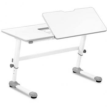 Mesa de estudio para niños ajustable en altura y con superficie inclinable - 120 x 66 cm - altura: 600-760 mm - inclinación: 0-50°