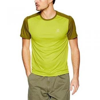 SALOMON Stroll SS tee Camiseta, Hombre, Amarillo