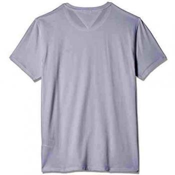 Tommy Jeans Men's Regular Fit Organic Cotton Short Sleeve T-Shirt - Classic White, Size L