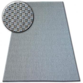 Alfombra de Cuerda Sisal Lisa Gris 160x230 cm