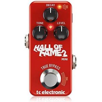 Pedal de Reverb Mini TC Electronic Hall Of Fame 2 con Tecnología TonePrint y MASH