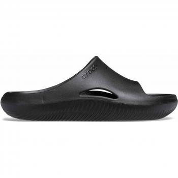 Chanclas Unisex Mellow Recovery Slide Crocs - Color Negro - Tallas EU 37-38