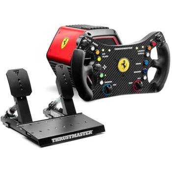 Volante Thrustmaster T818 Ferrari 488 GT3 Direct Drive con Pédales para PC
