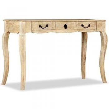 vidaXL Madera Maciza de Mango Mesa Consola Vintage 120x50x80 cm Mesita Entrada