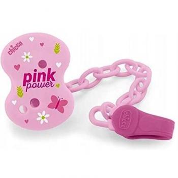 Chicco Chupete Easy Clip 0m+ con clip y cadena, 1 pieza, diseñado para bebés desde el nacimiento, fácil de usar y mantener el chupete siempre a mano