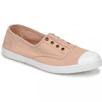 Zapatillas de lona de mujer Victoria 1915 Inglesas con elástico central y puntera de goma