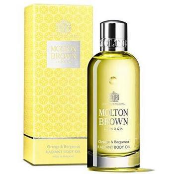 Molton - Aceite corporal radiante, color marrón y naranja