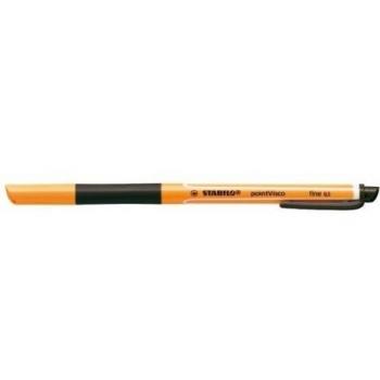 Rollerball con tinta de baja viscosidad STABILO pointVisco - Caja con 10 unidades - Colores negro