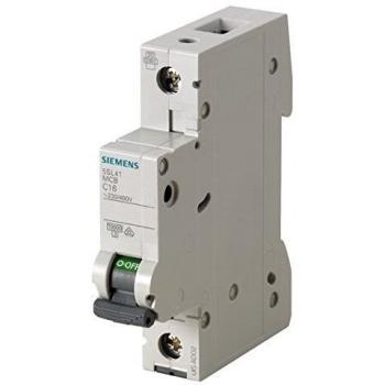 Interruptor automático 1P, 20A, Curva Tipo B 5SL4120 SENTRON Montaje en Carril DIN SIEMENS SIE 5SL4120-6 Disyuntores en miniatura CHAR-B,