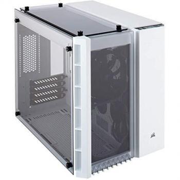 Corsair Crystal Series 280X - Caja de PC, ATX, tres paneles de cristal templado sin iluminación Nessun LED, Blanco