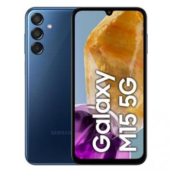 Samsung Galaxy M15 5G Smartphone Android Libre 4GB RAM 128GB Cámara 50 MP Batería de Larga Duración Azul Oscuro